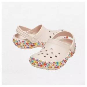 [크록스]클래식 비디드 밴드 클로그 키즈 211614-6UR 샌들