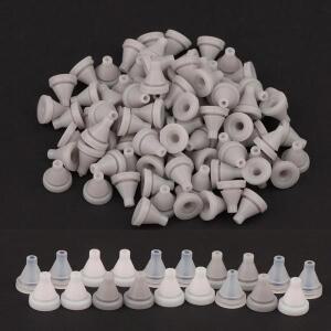 4mm 오프닝 크기에 대 한 50Pcs 고무 실리콘 노즐 젖꼭지 교체 부품 스프레이 물 콘센트 상단 샤워 액세서