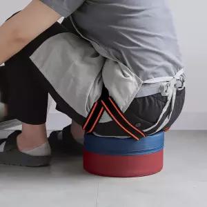 갯벌체험 엉덩이의자 작업방석 허리버클 쪼그리 농업용 텃밭 갯벌 밭일 엉덩이의자 농사 고추의자 방석