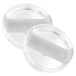 [미국배송] 스탠리 40온스 컵용 텀블러 뚜껑 2개 텀블러용 방진 방수 교체 컵 (흰색)