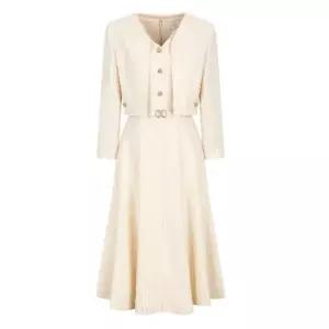 [롯데백화점]제이제이지고트 브이넥 플레어 원피스 +재킷 세트(GP4A0OP351)