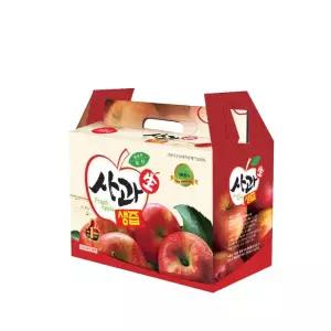 사과즙 물한방울 넣지 않은 산골이장이 갈아만든 생사과즙 120ml 50개입 1개