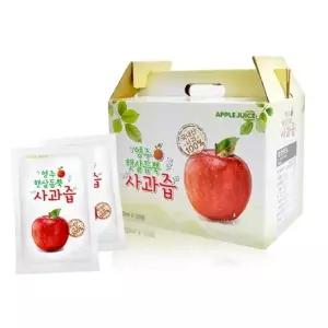 경북 영주 국내산 사과즙 100ml 50개입 1개
