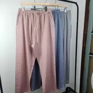 체크 간절기 커플 국산 팬츠