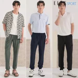 엘르스포츠 남성 아이스 조거 팬츠 3종