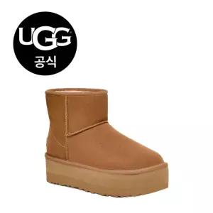 [백화점정품] 26년NEW 어그 UGG [공식][W 여성]스웨이드 클래식 미니 플랫폼 부츠(체스트넛)25FW1665302504
