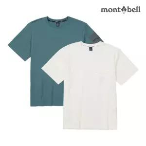 몽벨 남성 체스트포켓 반팔 티셔츠
