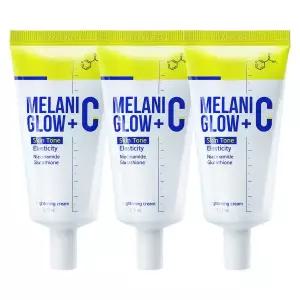 [더멜릭스]멜라닉 글로우 씨 글루타치온 비타민C 얼굴 기미잡티 검버섯 미백 멜라논크림 3개