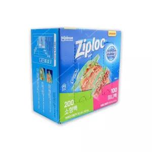 소형200매 냉장용 지퍼락 미니100매 지퍼백