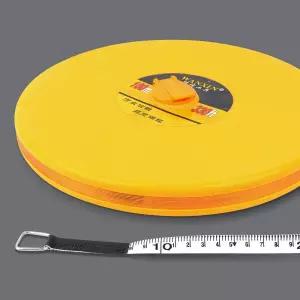 100M 자동줄자 원형 화이바 산업용 측량 용줄자 100미터 긴줄자 100미터줄자 용이바 이바