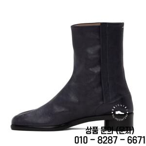 여러 가지 빛깔의 심플한 타비 부츠 버클 원통형 하이힐 수제 남성 신발 클래식 디자이너 스타일