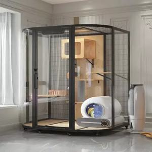 고양이 캣타워 케이지 호텔장 고급 빌라