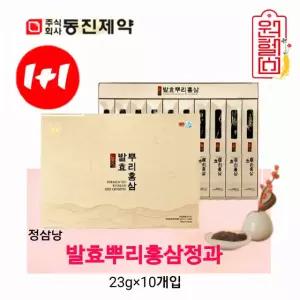 2박스 동진제약 발효뿌리홍삼 10개입 2박스 동진홍삼정과