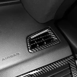 무쏘Q300 튜닝 카본 몰딩 대쉬보드 상단 송풍구 커버