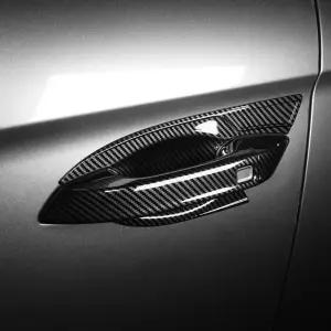 무쏘Q300 튜닝 용품 도어손잡이 커버 카본 몰딩