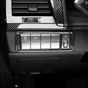 무쏘Q300 크러쉬 패드 커버 튜닝 카본 몰딩