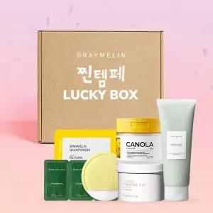 [300개한정] 그레이멜린 간편클렌징 박스 (카놀라클렌징패드+허브티폼클렌징150ml+꽃물보습패드)