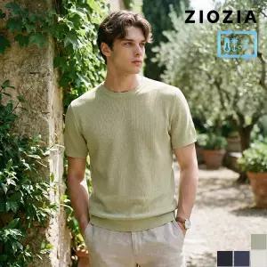 [지오지아] 라운드넥 미라쿨 니트 티셔츠 (ABE2ER1106)