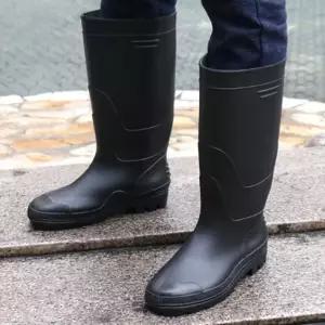 남성 데일리 고무 소재 낚씨 작업 롱 레인 부츠