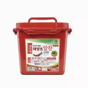 해찬들 푸드 식자재 태양초 알찬 고추장 6.5kg