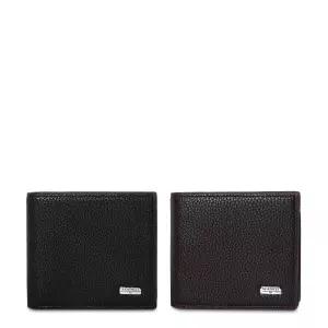 YB_CPI3024B 반지갑남성중 심플 검정 브라운 학생용 접는 선물용 졸업 남자