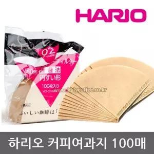 하리오 커피필터 커피 여과지 종이필터
