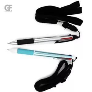 굿포머스 트라이던트 목걸이형 3색유성 1.0MM 단체볼펜 3색펜 볼펜판촉