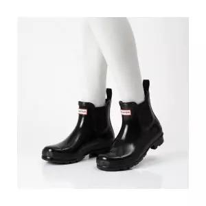 헌터 HUNTER [WOMEN] 첼시 글로스 레인부츠 - 블랙 WFS2078RGLBLK 289646