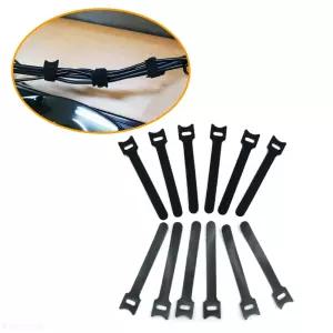 전기선정리 찍찍이 12p 휴대용 충전선 이어폰 묶음끈