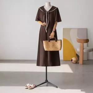 (안나앤플러스) 애티 스카프 스트랩 원피스[드레스EFJ45] 빅사이즈