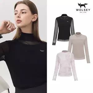 [Wolsey]울시 26SS 여성 썸머 시스루 블라우스 3종 세트