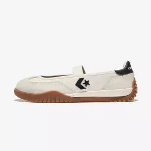 CONVERSE 컨버스 런스타 트레이너 발레 플랫 에그렛 - EGRET A16250C 974057