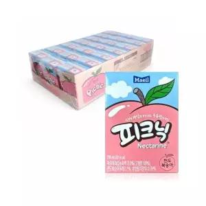 피크닉 천도복숭아 200ml x 24개입 (1박스) 어린이 주스