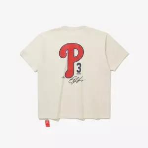 [뉴에라](광주신세계)MLB 필라델피아 필리스 플레이어 시그니처 티셔츠 크림 15147522