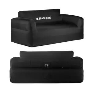 블랙독 캠핑용 아웃도어 공기 야외 더블 소파 에어 2인용 베드 의자 빈백 쇼