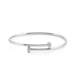 (스타필드 고양점) 로이드 실버 925 에센셜 페기 크로스 뱅글 팔찌 LLBS26106S