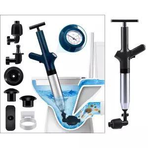 초강력 뚤어펑 일체형 스텐 뚤어 펑 뻥 뚜러 뚫어 양 변기 총 뽕 건 양변기 화장실 펌프