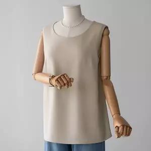 (안나앤플러스) A. 쿨 스판 나시 블라우스[셔츠B1220A01] 빅사이즈