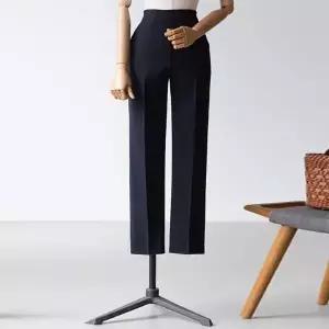 (안나앤플러스) 쿨링_2 일자 밴딩 슬랙스[팬츠CH499] 빅사이즈