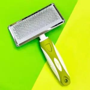 [반려] 엉킨털 제거 슬리커 브러쉬 대형 강아지 털빗 반려동물 미용도구