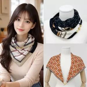 빅프렌치 자석 스카프 20종 / 마그네틱스카프 봄스카프 간절기스카프 여성스카프