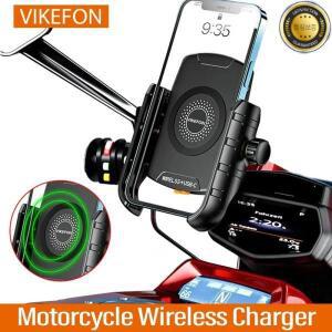 오토바이 휴대폰 거치대 무선 충전기 모토 미러 모바일 스탠드 지지대 USB 고속 마운트