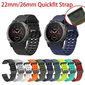 가민 퀵핏 22mm 호환 오션 스트랩, 디센트 G1 G2 에픽스 페닉스 7 8 통기성 시계줄 교체용