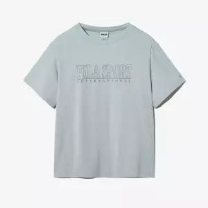 [휠라](대구신세계)[FILA] 냉감 인터내셔널 레터링 반팔티 (FS2RSH2104X_LGY)