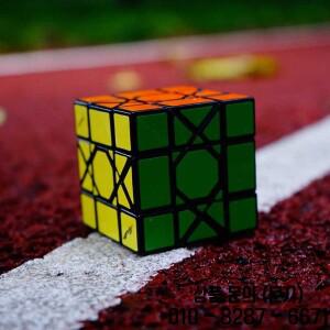 캘빈 퍼즐 8 성 큐브 혼합 위안 3x3 묶음 특수 모양 장난감 기어 매직