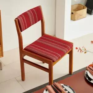 인테리어 패브릭 다이닝체어 다크 카페 의자 스트라이프 파인다이닝 레트로