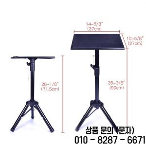 메탈 블랙 삼각대 매직 테이블 마술 트릭 무대 클로즈업 거리 액세서리 높이 조절 가능