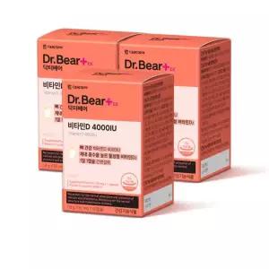 대웅제약 닥터베어EX 비타민D 3박스 6개월분 임산부 비타민 4000IU OB859548