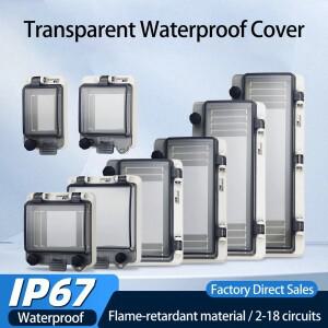 IP67 회로 차단기 투명 방수 박스 창 스위치 배전함 보호 커버