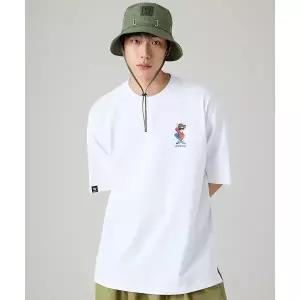 [라이프워크](대구신세계)힙독 멀티라도그램 반팔 티셔츠 LW242TS421